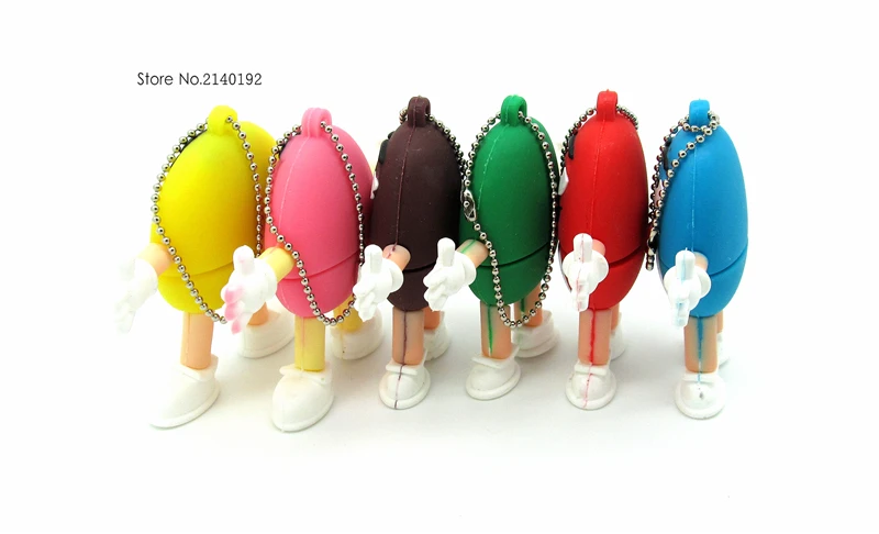 Usb флеш накопитель M &amp M's Chocolate Bean 4 ГБ 8 16 32 ГБ|u disk|usb flash drive 4gbflash |