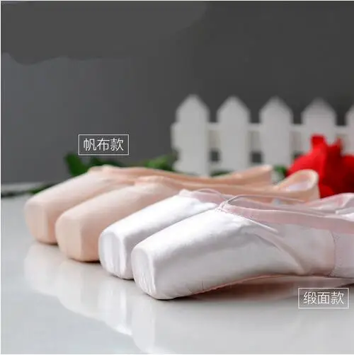 Новинка 2017 профессиональные танцевальные туфли женские парусиновые пуанты