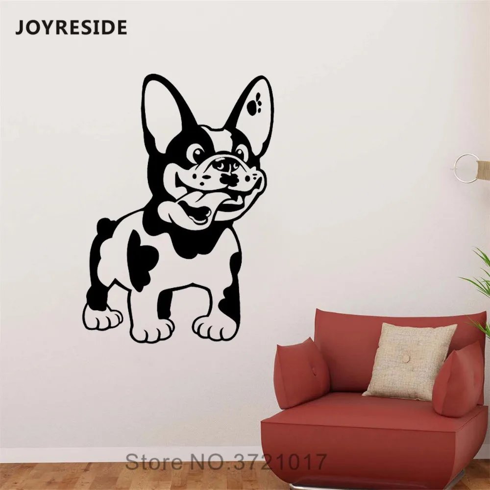 Веселые наклейки с животными joysebe виниловые для детской комнаты интерьера дома