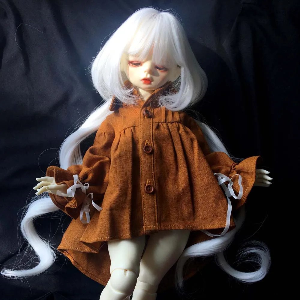 MUZI BJD кукольные парики имитация мохера волнистые волосы доступны для 1/3 DD