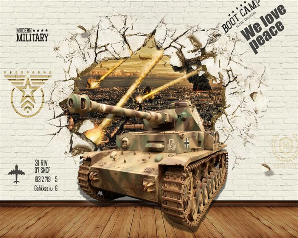 Пользовательские обои Beibehang в европейском и американском стиле ретро для