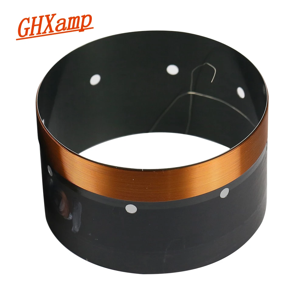 

GHXAMP 100Core Bass Subwoofer Voice Coil Aluminum Pure copper wire two layers For 12" inch 15" 18" inch Speaker Repair 8OHM 1pc
