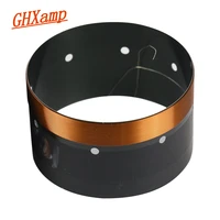 ghxamp 100core bass subwoofer voice coil aluminum pure copper wire two layers for 12 inch 15 18 inch speaker repair 8ohm 1pc