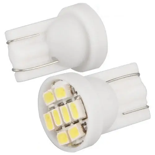 2 * T10 8LED номерного знака светильник лампы Белый W5W 168 194 Яркий 8 SMD потолочный новый