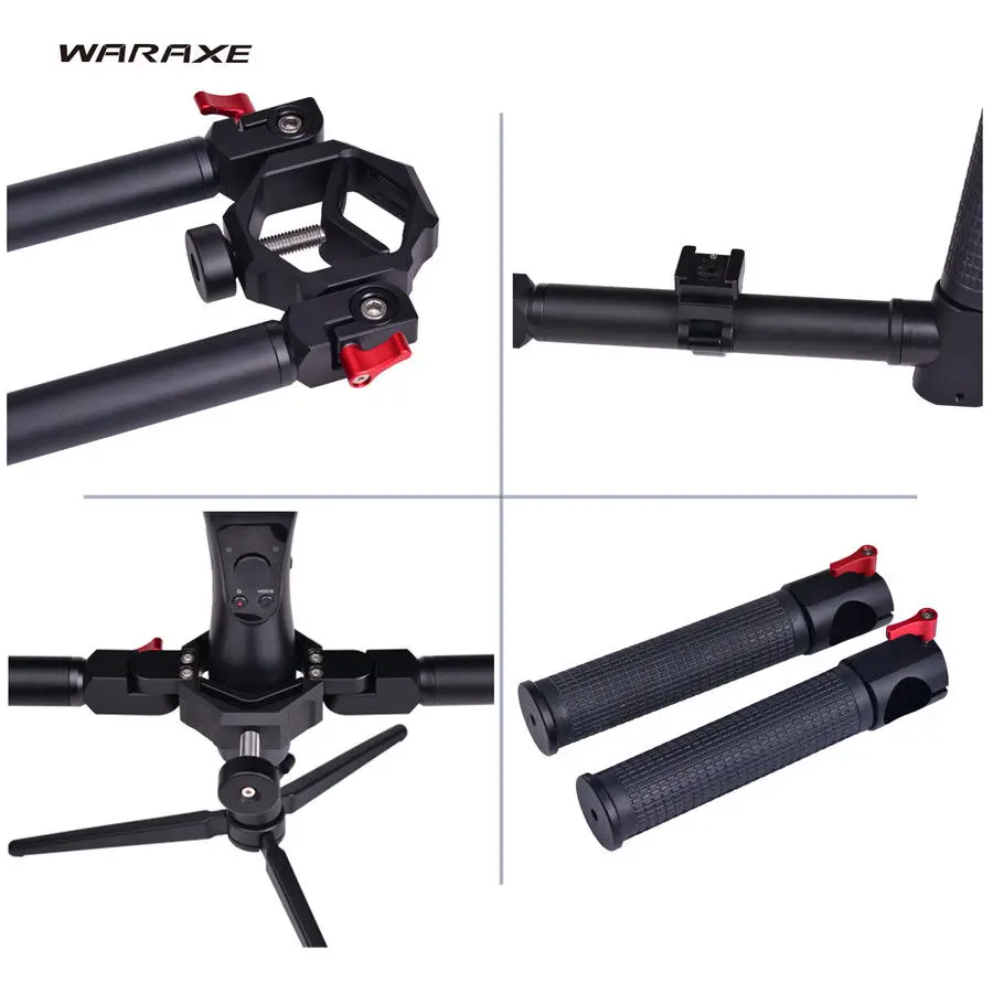 Waraxe otopal с двойной ручкой ручной комплект для карданного крана Zhiyun кран плюс 2 V2 Feiyu