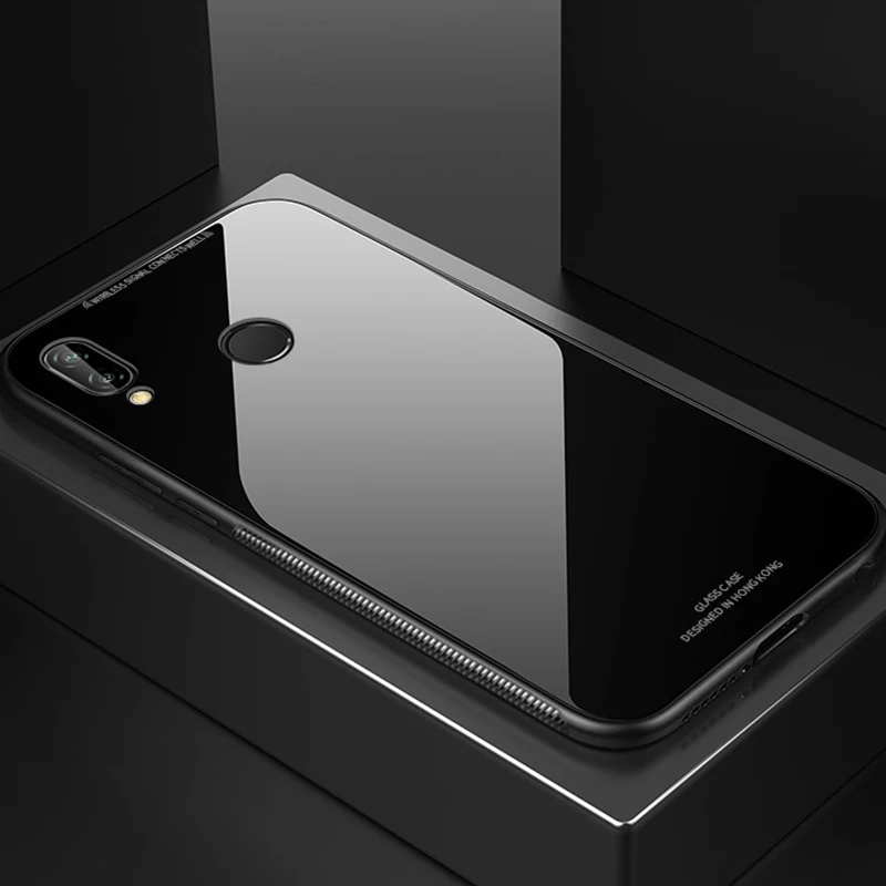 Чехол для Samsung Galaxy M20 противоударный жесткий гибридный закаленное стекло |