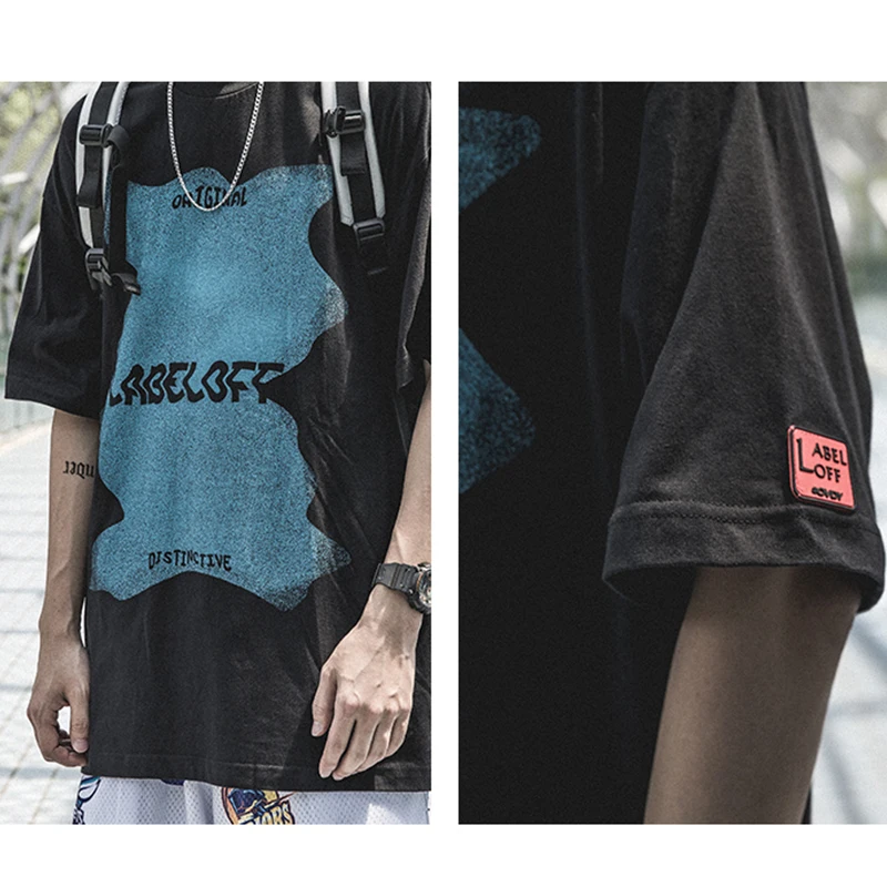 HFNF 2019 Мужская футболка хип хоп японская рубашка Harajuku уличная летняя хлопковая