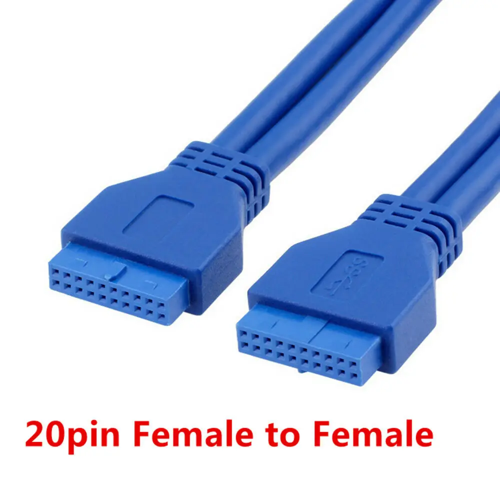 USB 3.0 20pin Motherboard Mainboard 20 Pin Female to Extension Cable |