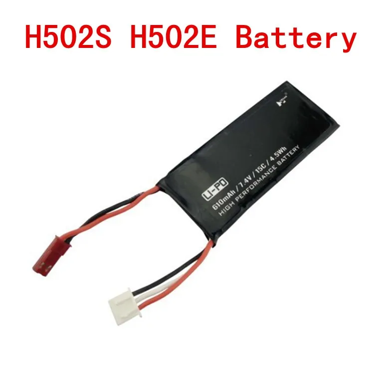 BLL 2 шт. Hubsan X4 H502S H502E RC Квадрокоптер запасные части 7 4 в 610 мАч H502 16 батарея для FPV