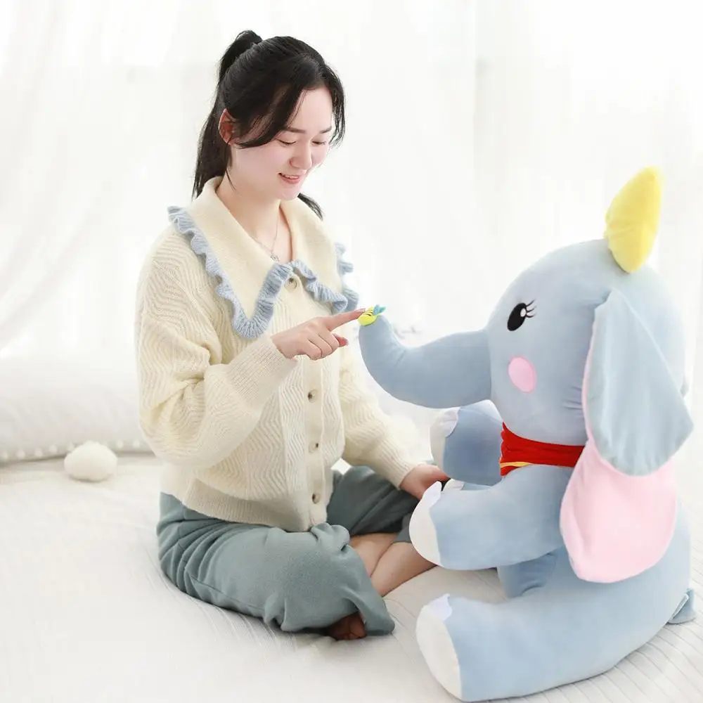 Милые детские куклы-слоны мягкие плюшевые игрушки набивные животные Kawaii