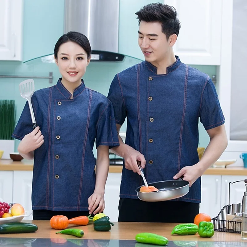 Куртка для шеф повара одежда пищевая служба ресторанная кухня куртка