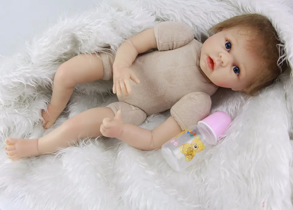 Bebes reborn 22 &quot55 см мягкие силиконовые куклы игрушки для девочек детские подарочные