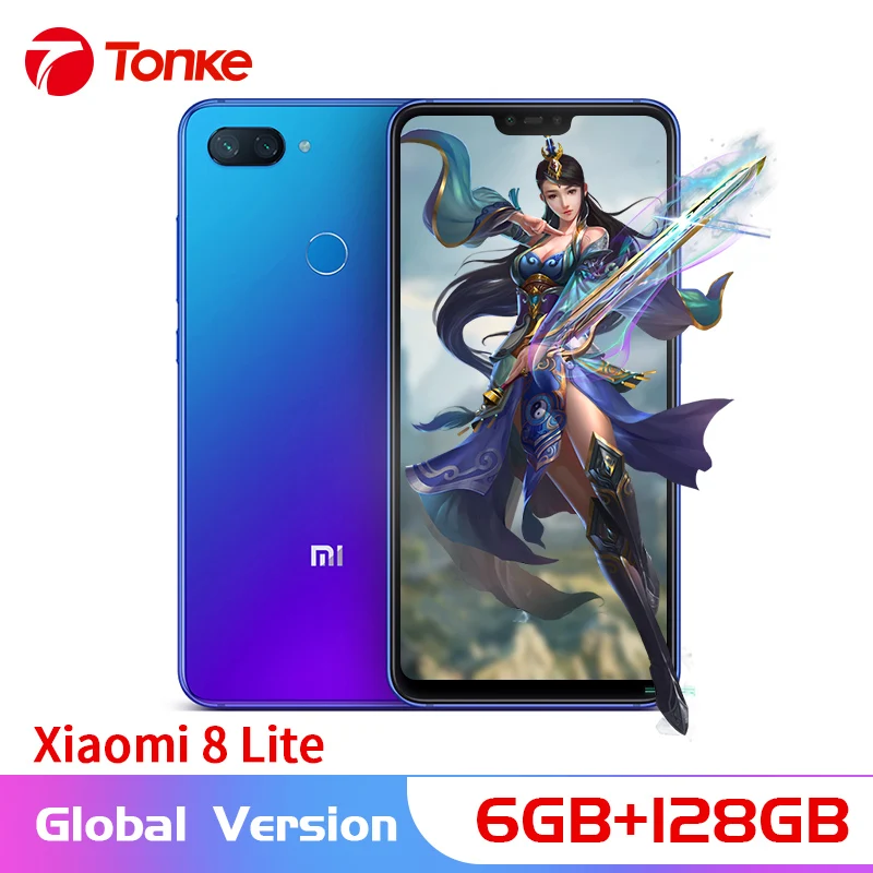 Глобальная версия Xiaomi Mi 8 Lite 6GB ram 128GB rom 6 26 &quot19:9 Нотч полный экран Snapdragon 660 AIE