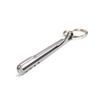 Зажим для денег, металлический Серебряный держатель для денег с брелоком, зажимы для кошельков, металлический карманный органайзер сделай сам для повседневного использования