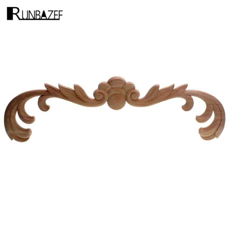 Винтажная деревянная резная угловая стена RUNBAZEF украшение для стен и дверей