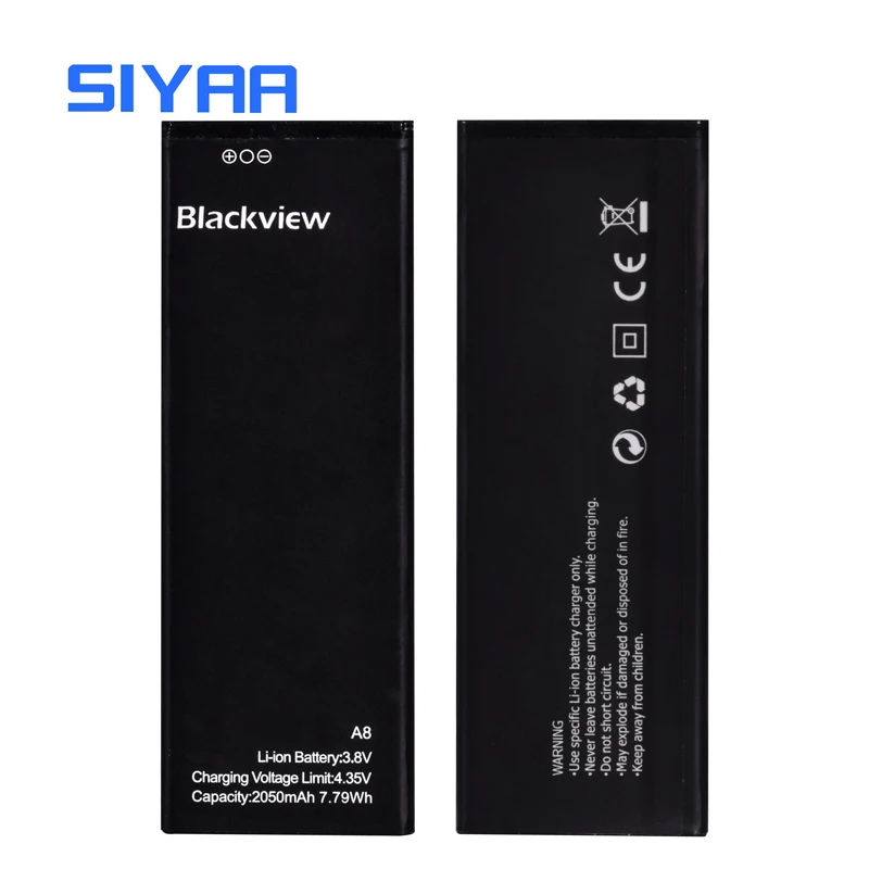 Аккумулятор SIYAA для A8 Blackview A 8 2050 мАч литий ионный аккумулятор высокой