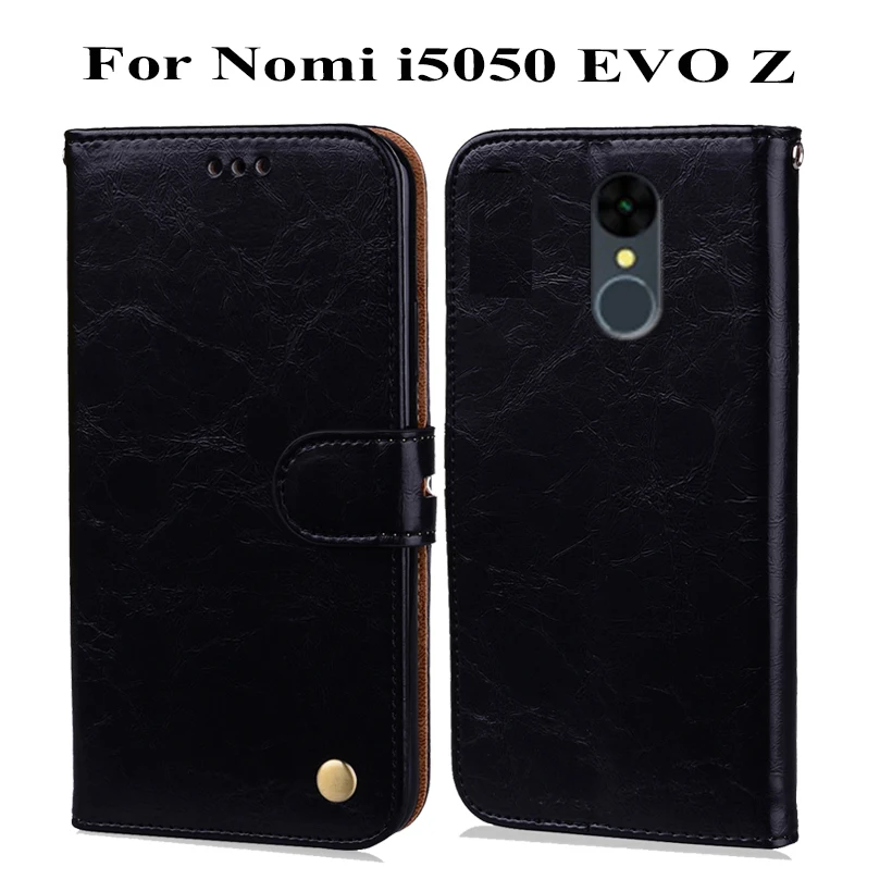 Чехол-книжка для Nomi i5050 EVO Z из искусственной кожи чехол-кошелек телефона