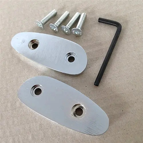 Aftermarket Бесплатная доставка мотоцикл части зеркало блокировать базы таблички для