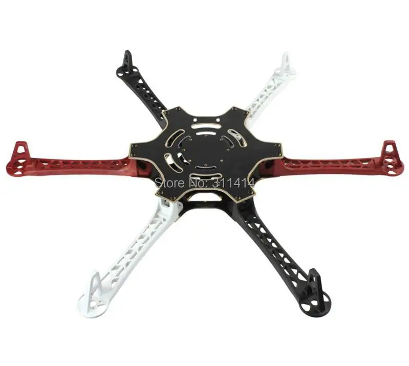 1 комплект 550 F550 PCB углеродное волокно гекса-ротор воздушный Каркас Комплект FlameWheel