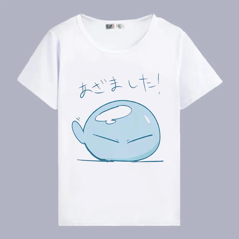 2 Футболка для косплея «That Time I Got Reincarnated as a Slime», летняя футболка в стиле аниме «Rimuru Tempest», Женская/Мужская футболка, костюм для косплея - Цвет: 2