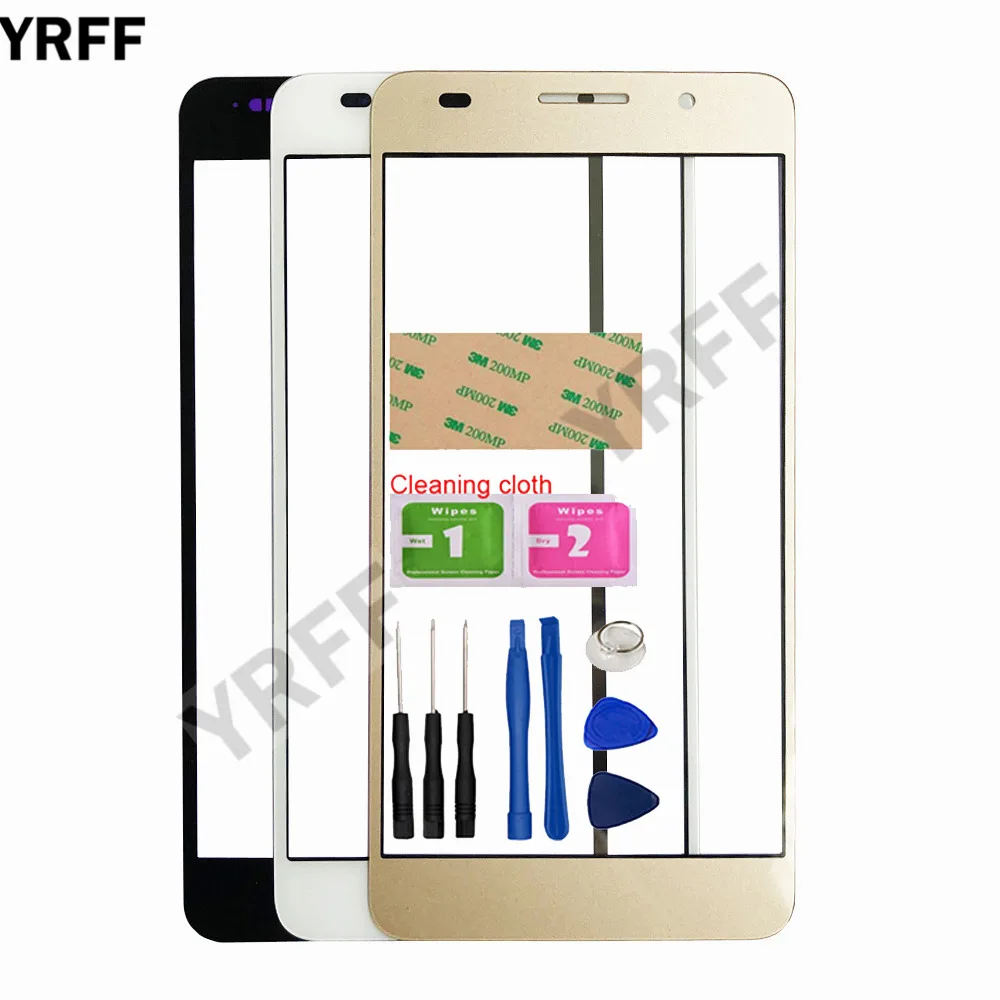 YRFF 5 0 ''сенсорный экран для мобильного телефона Honor 6 внешнее стекло Huawei замена
