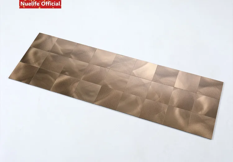 4 шт. металлическая высокотемпературная кухонная плита 3D водонепроницаемые наклейки на стену и маслостойкие самоклеющиеся мозаичные плитки настенные наклейки