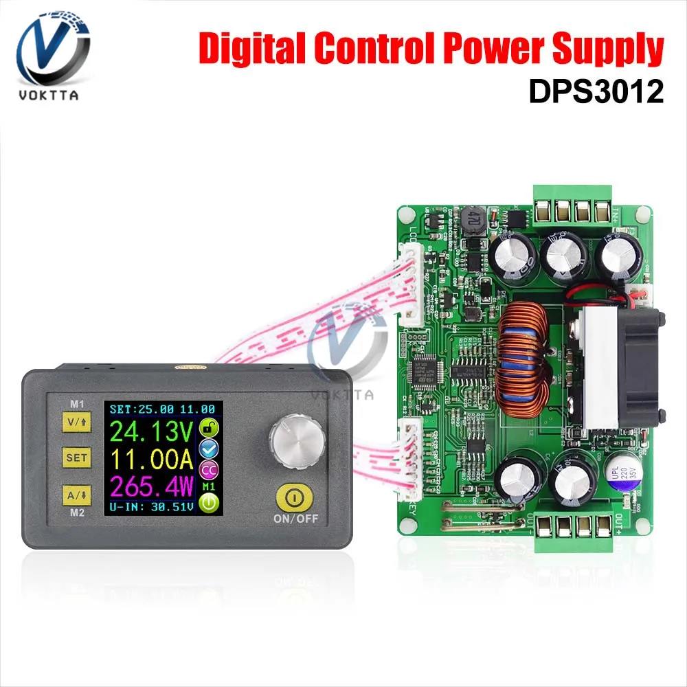 DPS3012 32V 12A программируемый понижающий модуль питания преобразователь напряжения