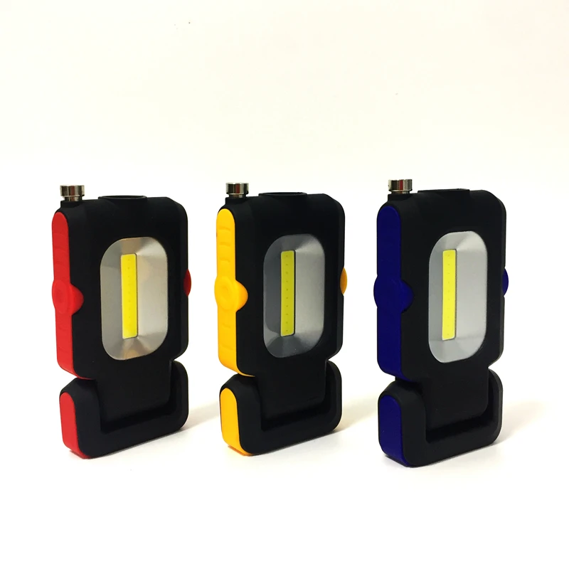 Магнитный светодиодный светильник MingRay с подзарядкой от USB, для коллектора, также работает светильник с крюком для гаража, Ремонтный светильник