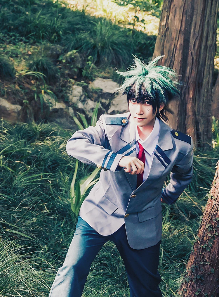 Rolecos аниме My Hero Academy cosplay Izuku Midoriya косплей аксессуары для волос 30 см/11,81 дюймов мужские косплей синтетические волосы