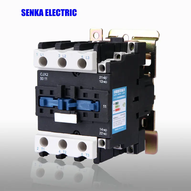 50A 3P + NO NC CJX2 5011 AC Контактор LC1 220V 380V 110V 36V 24V|50a contactor|contactores 50acontactor no nc |