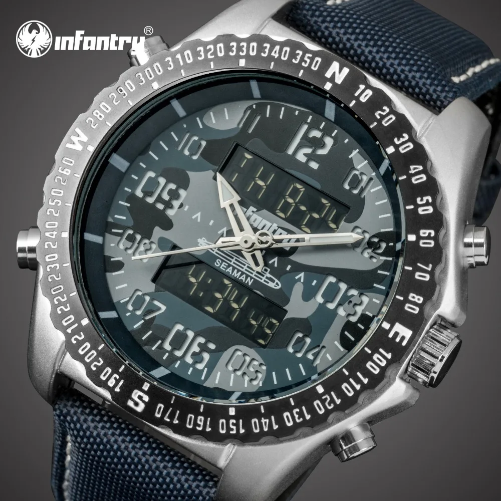 Мужские наручные часы от ведущего бренда роскошные аналоговые цифровые военные