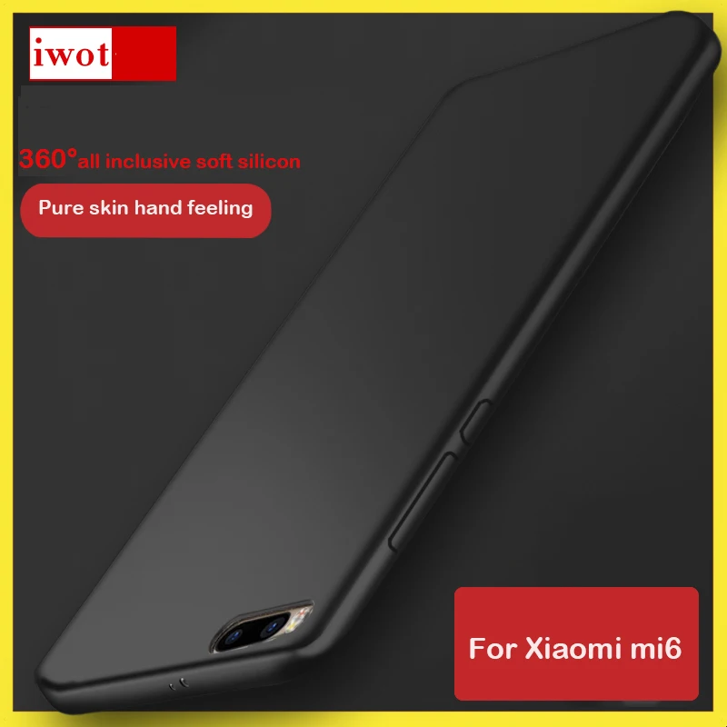 Для xiaomi mi 6 Чехол iwot шелковистой серии мягкий силиконовый все включено для