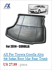 AX для Toyota Corolla 11Gen ALTIS 2013 автомобильный тонкий порог из нержавеющей стали Накладка защита без логотипа