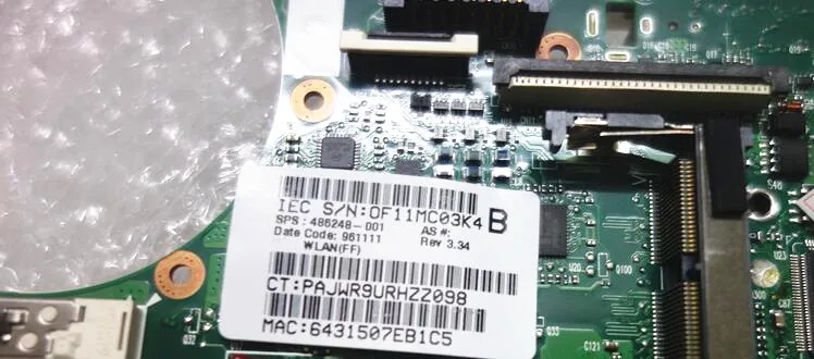 486248 001 подходит для материнской платы ноутбука hp 6530B 6730B бесплатная доставка