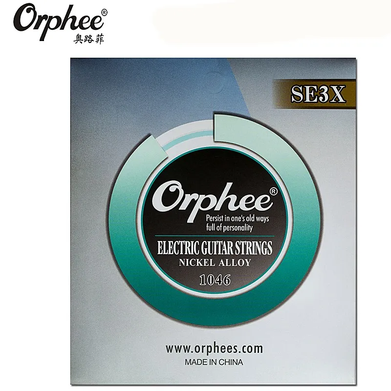 

Струны для электрогитары Orphee SE3X 010-046, шестигранные, никелевый сплав, аксессуары для гитары
