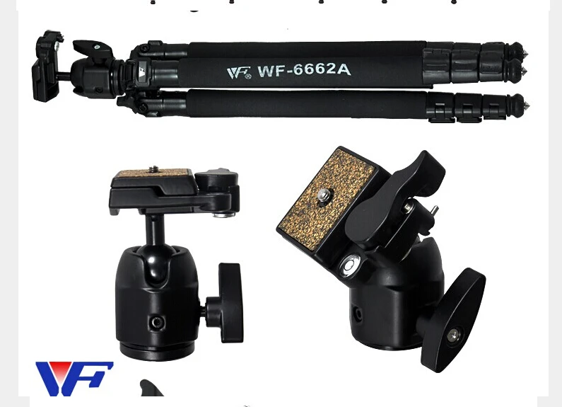 Профессиональный штатив Weifeng WF 6662A шаровая Головка для камеры видеокамеры