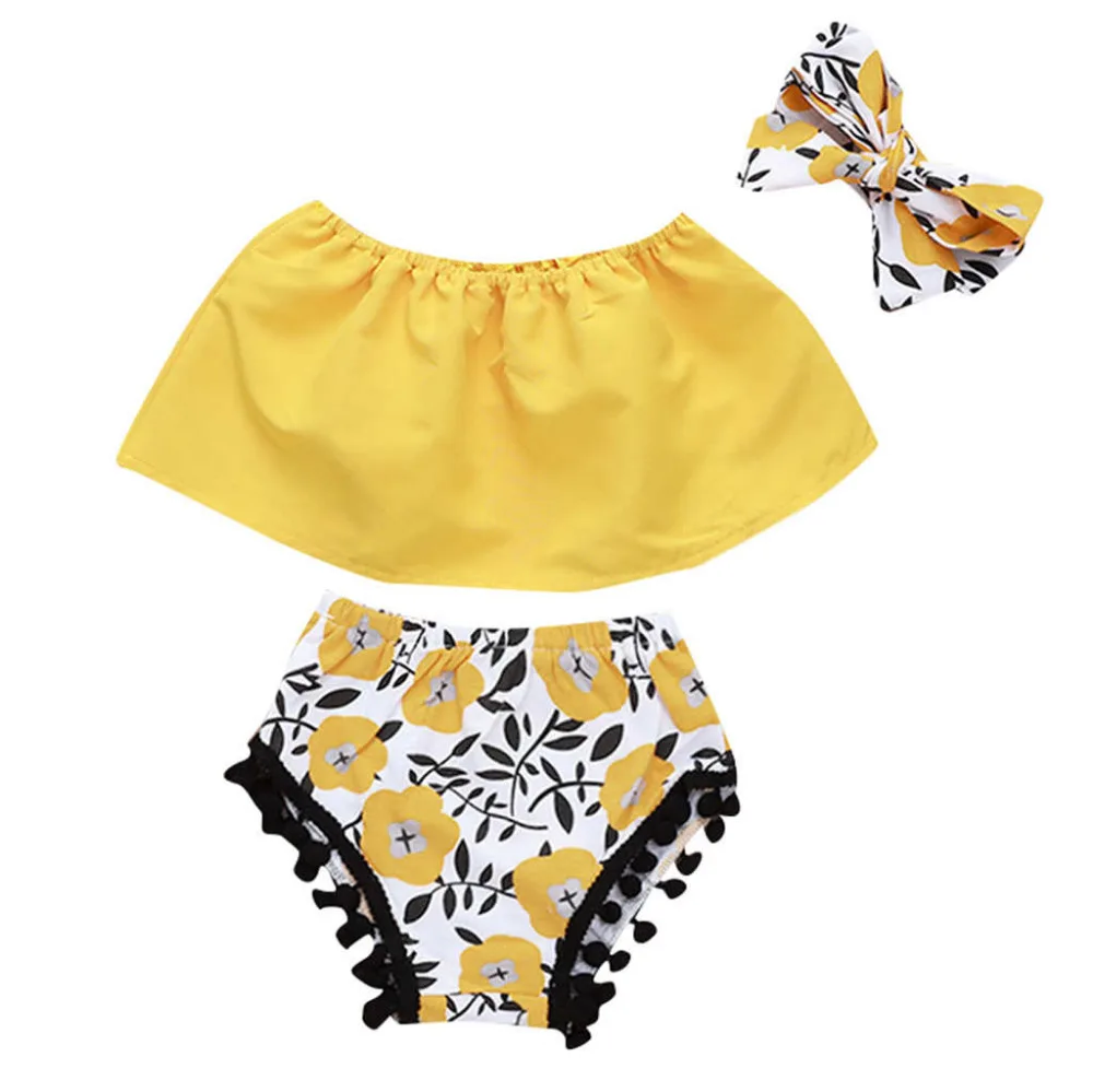 Милые повседневные топы принцессы с цветочным принтом для новорожденных девочек