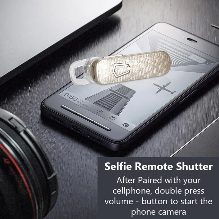 Мини Bluetooth наушники Aimitek спортивные беспроводные бизнес гарнитура громкой связи