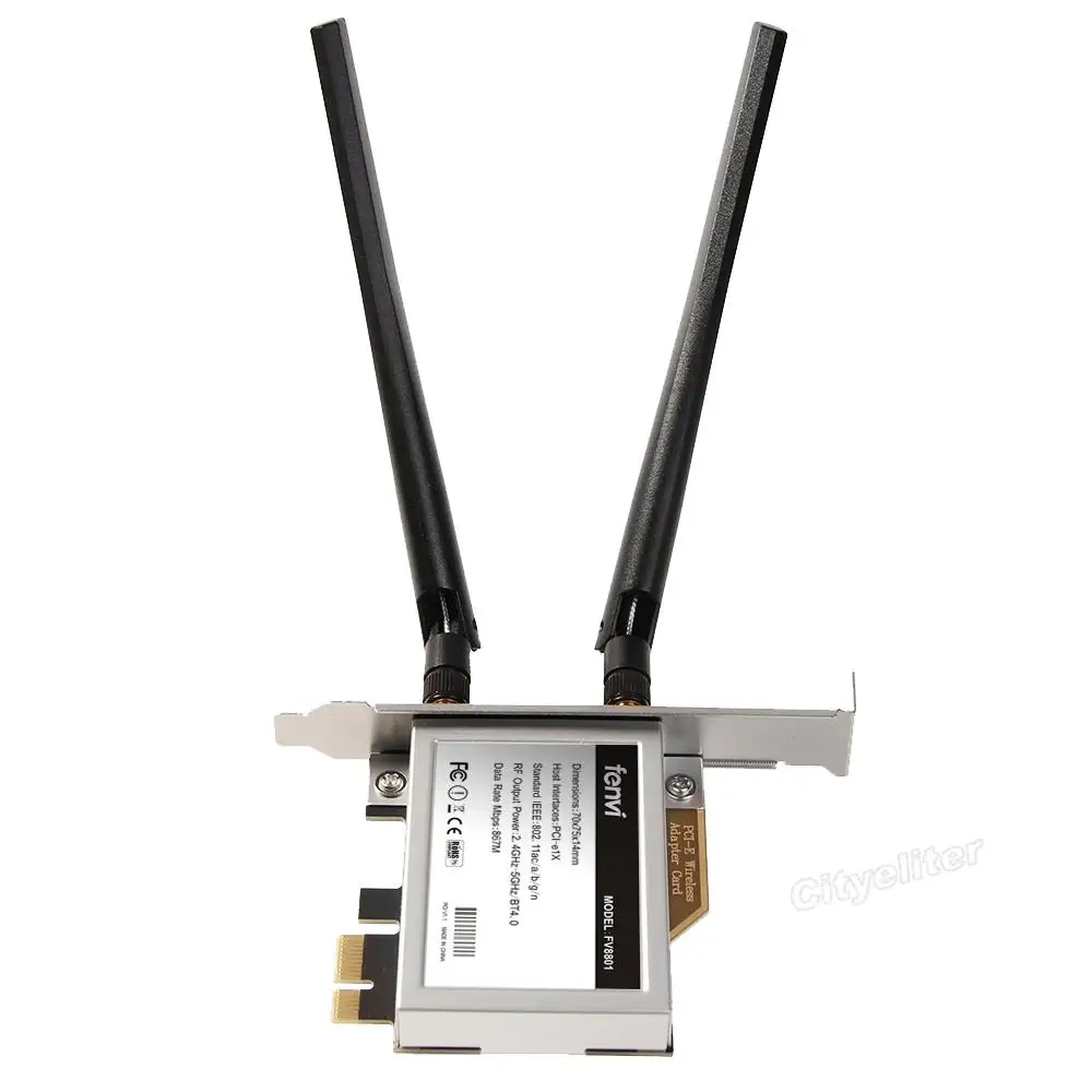 Dual Band 867 Мбит/с 802.11ac Intel 7260 Беспроводной Wi-Fi Bluetooth карты + BT 4.0 pci-e PCI Express антенный