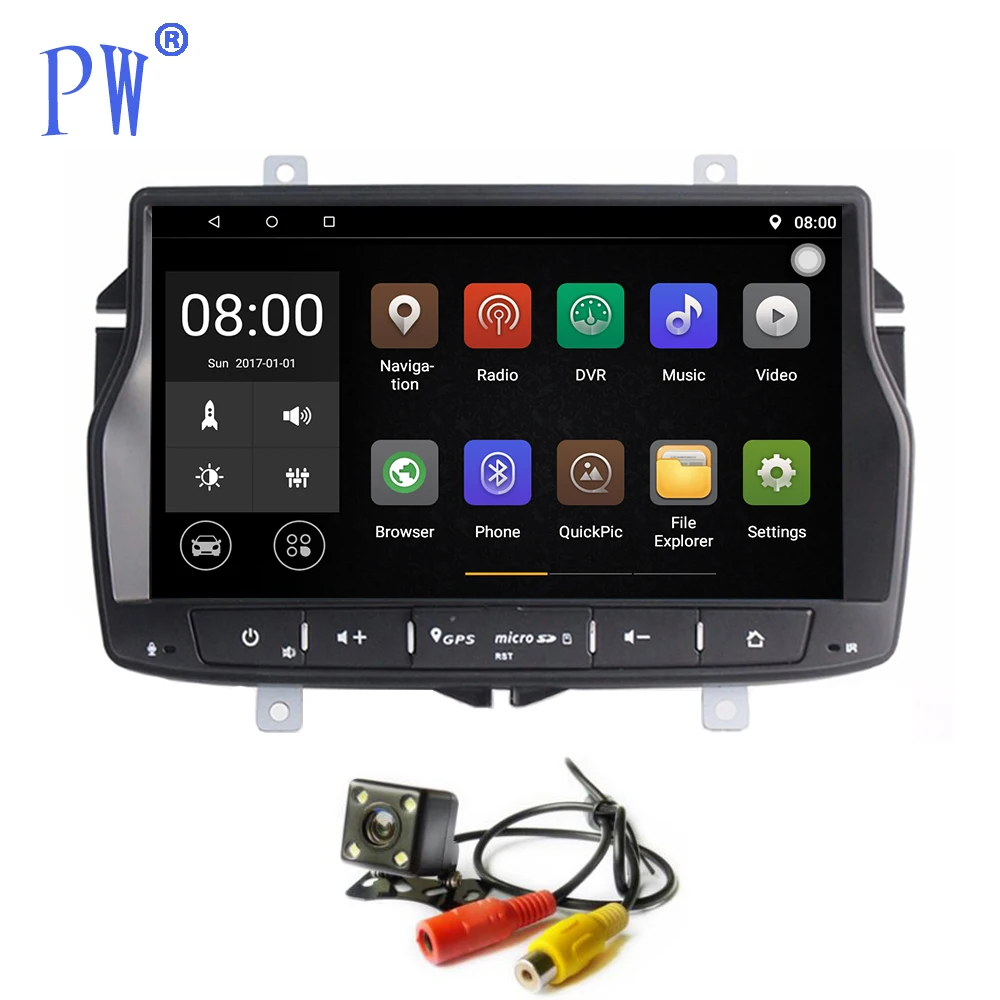 8 дюймов Android 7 1/8 0 автомобильный проигрыватель с радио и GPS навигацией для Lada Vesta