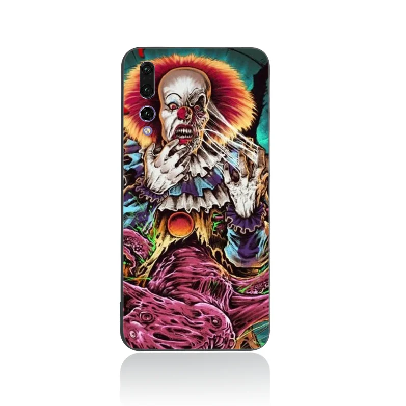 MaiYaCa IT Pennywise клоун ужас черный мягкий силиконовый чехол Чехлы для Huawei NOVA 3E NOVA2 2plus 2A