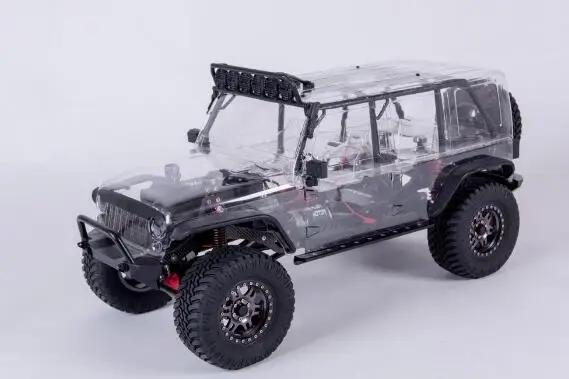 Body is Clear CRAGSMAN 1/8 масштаб внедорожные гонки Cralwer Супер Грузовик Wrangler, RTR прозрачный корпус - Цвет: Body is Clear