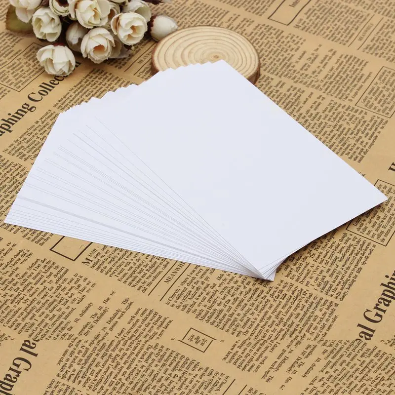 Высококачественная Водонепроницаемая самоклеящаяся фотобумага формата A4 50