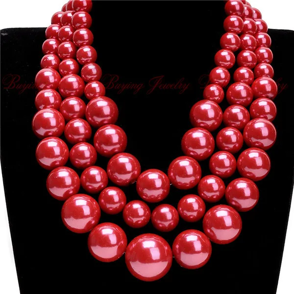 Бесплатная доставка Смола Большой белый искусственный жемчуг ручной работы Multi