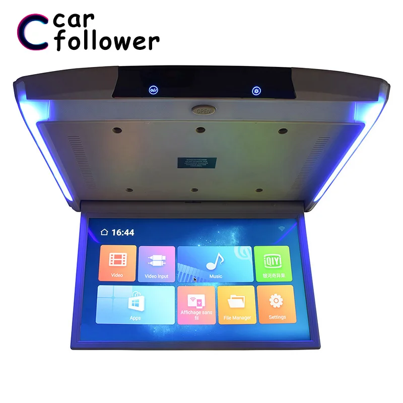 17 3 дюймовый автомобильный монитор Android 8 1 потолочное крепление крыша 1080P видео IPS