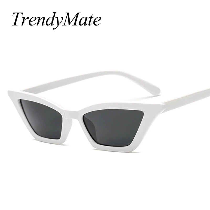 Винтажные Солнцезащитные очки женские кошачий глаз Роскошные брендовые