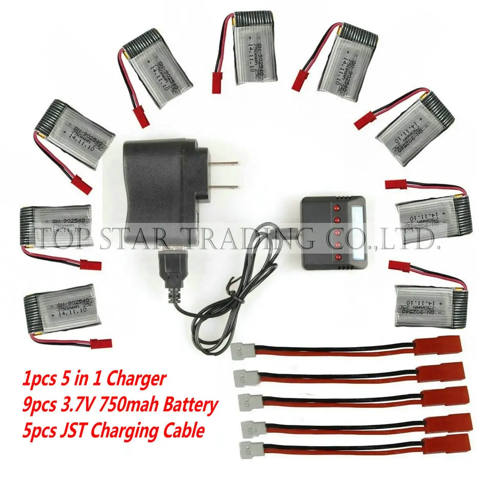MJXX800 battery 3.7v 750mah can choose come with charger x800 RC Helicopter Quadcopter Spare Parts | Игрушки и хобби
