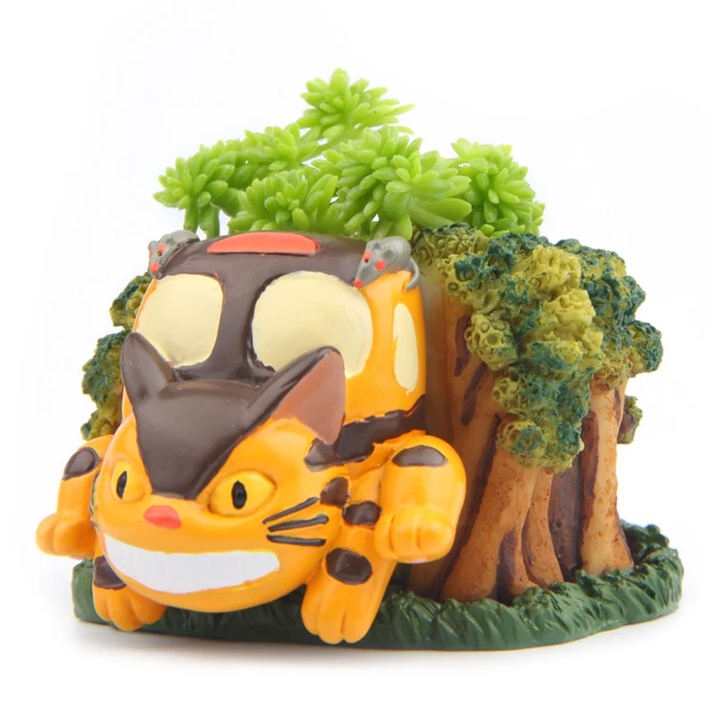 Полимерные фигурки Хаяо Миядзаки Тоторо суккуленты цветочный горшок украшение