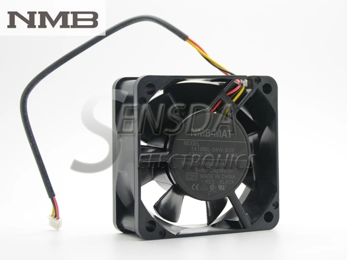 Для NMB 2410ML 04W B39 6025 6 см 60 мм 60X60X25 12 В 0.16A 3 провода сервер инвертор Вентилятор