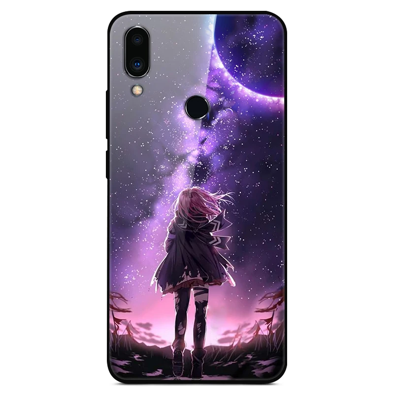 Чехол для Meizu Note 9 чехол из закаленного стекла жесткий накладка телефона